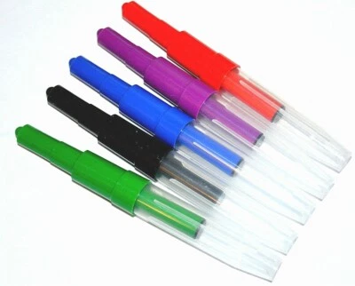 ASCRAFTS 2 packs of 5 colours BLOW PENS BLO W PENS ASSORTED COLOURS CRAFT