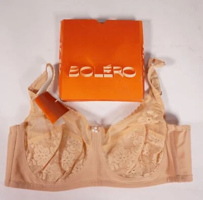 True Vintage Bolero France Femmes Soutien-Gorge 1292 Lingerie Dessous Nu Taille - Photo 1/4