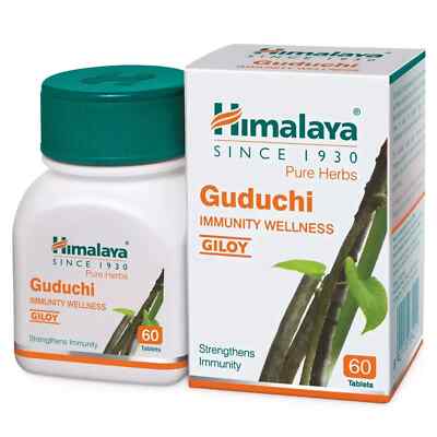GUDUCHI Himalaya Herbal Immunity Wellness Giloy (60 Tablets) FREE SHIP