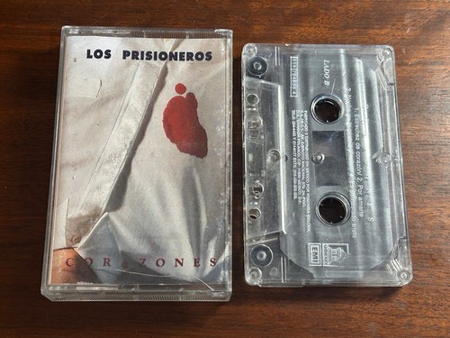 LOS PRISIONEROS Corazones 1990 MEXICO CASSETTE Latin Rock En Español