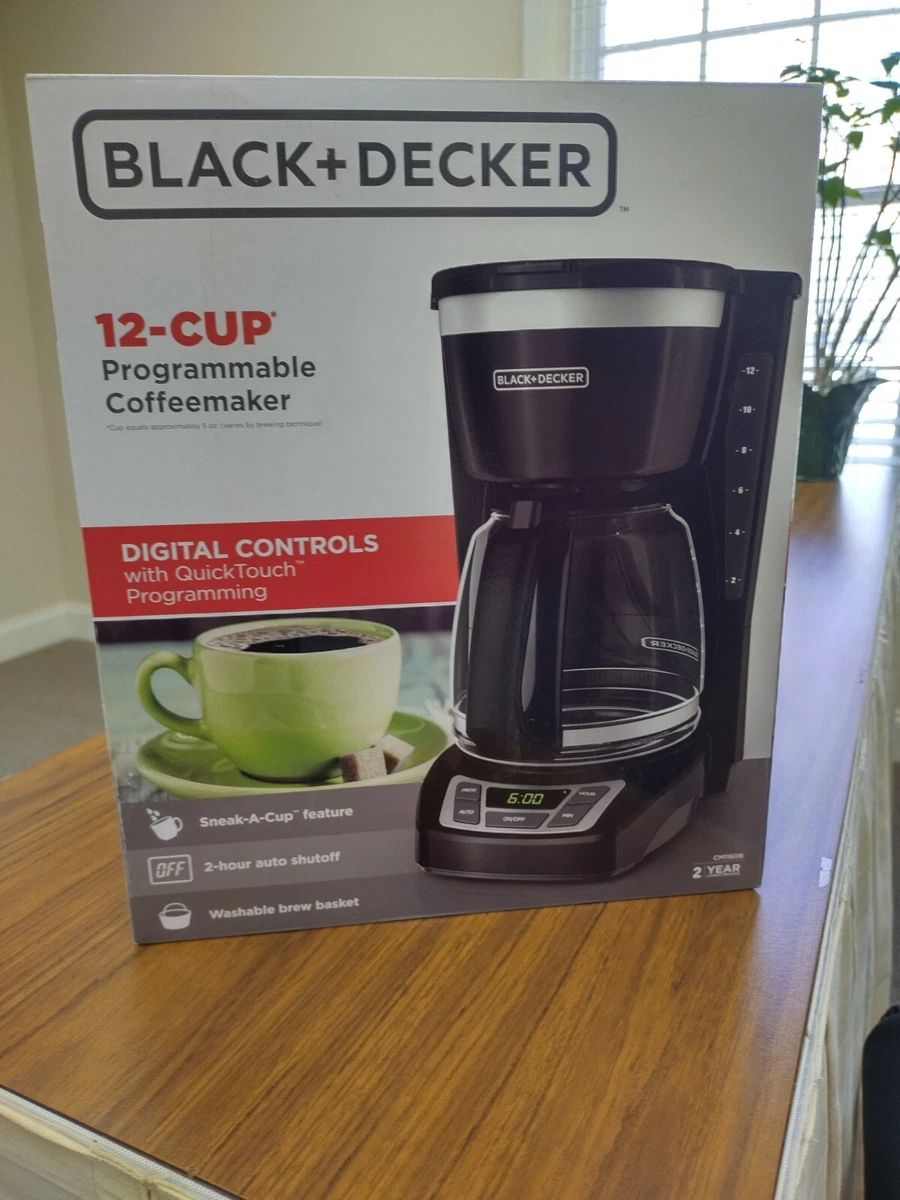 Black & Decker CM1160B 12 Cup Coffee Maker - Programmable