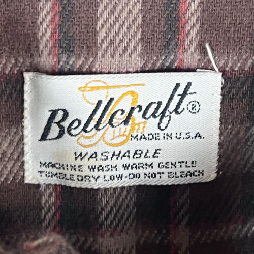 Bellcraft USA Mens Shirt Size Large Button Up Long Sleeve Plaid Red - Picture 2 of 16