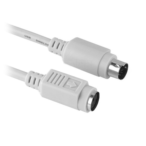 R22 Ps/2 PS2 Extension Cable Ps/2 Jack PS2 Round for Mouse, Keyboard - Picture 3 of 8