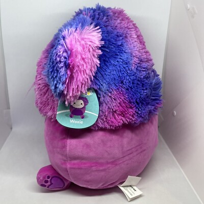 Squishmallows NEW Woxie The Magenta Tie Dye Bigfoot 12” Kelly Toy