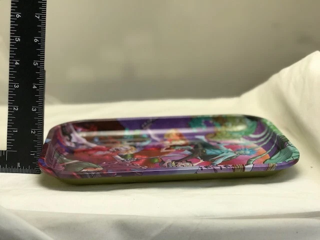 Printed metal Tray snack plate Space fight R&M decorative table tray 11" x 7.5" - Image 4 of 4