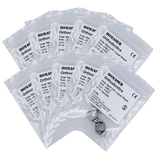 Bande Molaire Orthodontique GAC – Tube Buccal Double Gaine Roth022 – Neuf