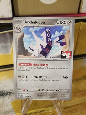 Archaludon Pokemon Prize Pack Series 6 Promo Pokemon Card NM/LP Stamp | eBay