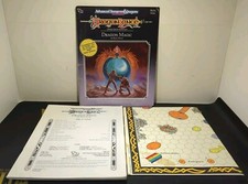 TSR Dragonlance DLE2 Dragon Magic 9244 Advanced Dungeons & Dragons With Map
