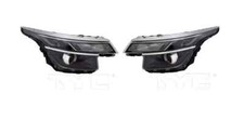 TYC Halogen Headlight w/LED DRL Set For Kia S...
