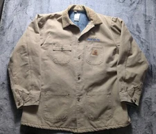 Vintage Carhartt CO2 SDL Chore Blanket Lined Jacket Men Size XL Tall Made In USA
