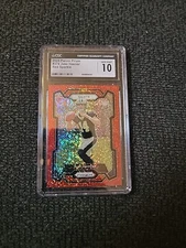 2023 Prizm Football Jake Haener Rookie Red Sparkle Prizm CGC 10 GS889