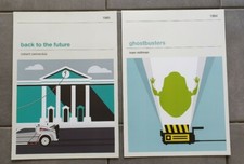 Back to the future and Ghostbusters a3 posters