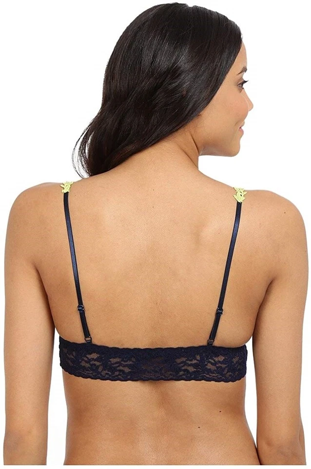 Hanky Panky 173247 Womens Venetian Lace Triangle Bralette Bra Navy Size Small - Изображение 3 из 3