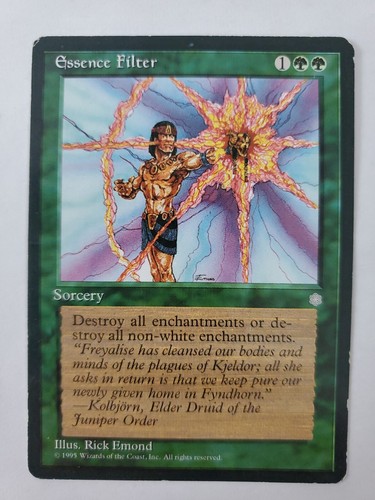 MTG Magic The Gathering Card Essence Filter Sorcery Green Ice Age 1995