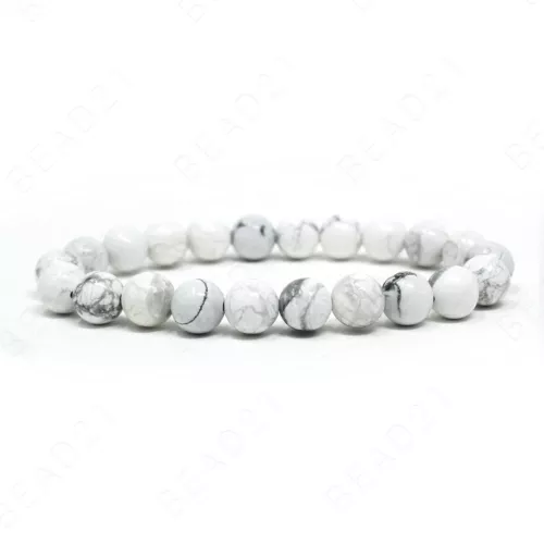 Bracciale Fatto a Mano Pietre Naturali Perline Tondo Elastico Guarigione Reiki 8mm - Foto 8 di 37