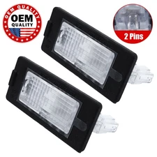 2x For VW VOLKSWAGEN Passat Jetta Tiguan Touareg Seat Rear License Plate Light