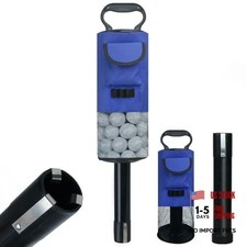 Golf Ball Retriever, Portable Shag Bag Golf Ball Pick Up with Removable Blue 1