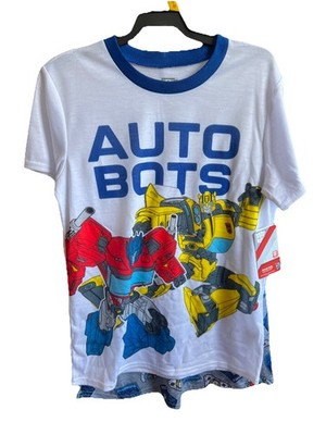 Transformers Pajama Set Size Large 10-12