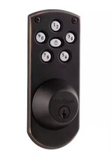 Kwikset Smartcode Keyless Entry Smartkey Deadbolt, Venetian Bronze 907 11P SMT
