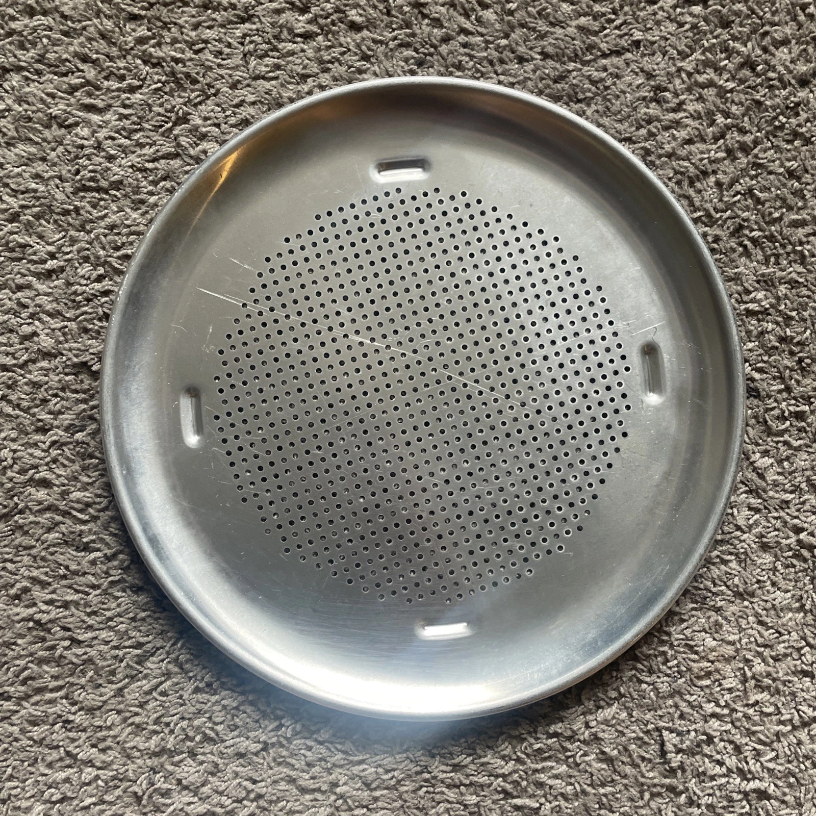 REMA Aluminum Pizza Pan 12.5” Round Vented Crispy Crust Vtg Oven Bakeware