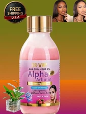 AHA Alpha Arbutin Brightening Serum Dark Spots Skin Glow, 125ml [USA Stock 🇺🇸
