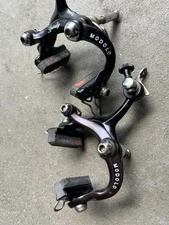 Modolo Speedy BLACK side-pull brake calipers complete with adjuster barrels. 