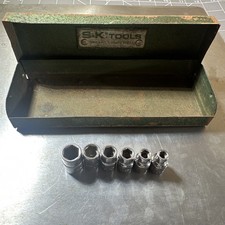 SK Tools 1/4 Drive Sockets 6 pc. 6 Point With...