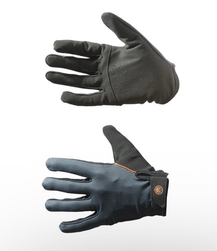 BERETTA Unisex leichte Vollfinger schwarz grau Schießnetz Handschuhe