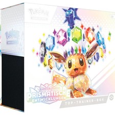 Pokémon-Sammelkartenspiel: Top-Trainer-Box Karmesin & Purpur - Prismatische Entw