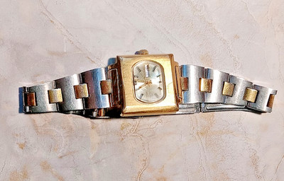 VTG Seiko Automatic Hi-Beat 2706-7000 Women's Gold Day & Date Display Wristwatch