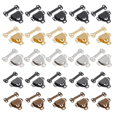 5 Set Haken und Ösen Hosenhaken Verschluss 10mm Annähverschluss Per Hand annähen - Bild 1 von 4