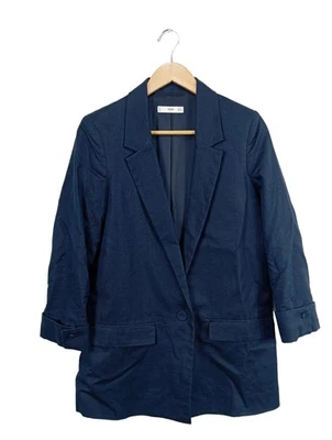 MNG Blazer long Dames Blazer T EU 36 bleu style décontracté - Photo 1/4