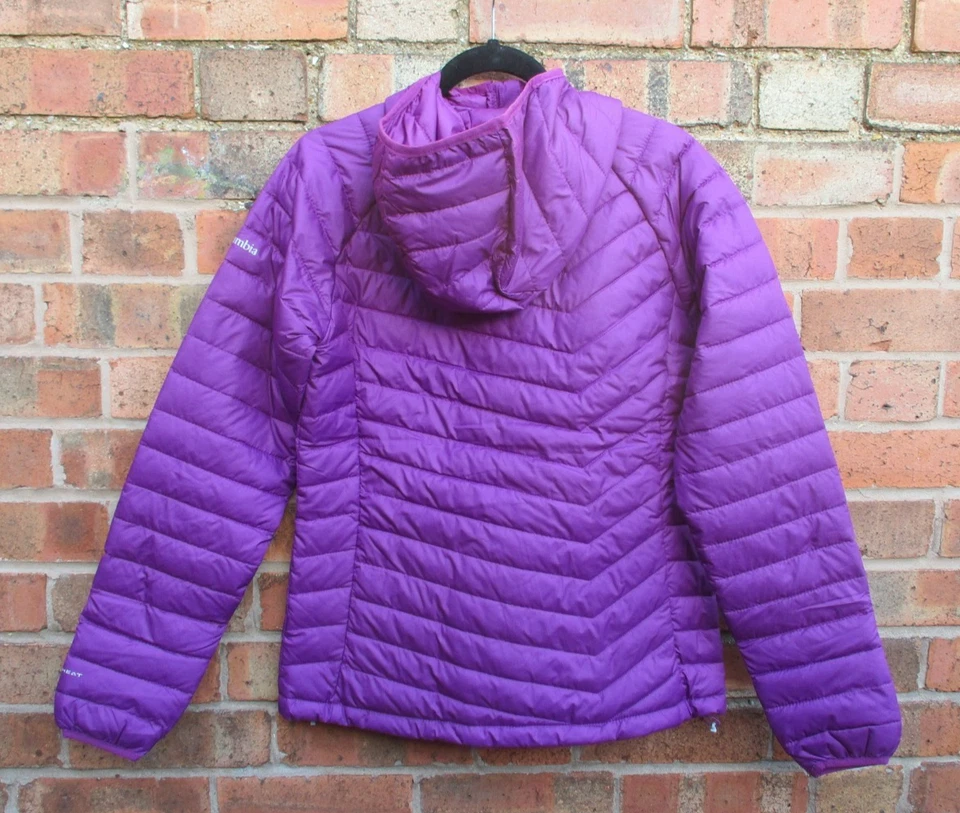 Columbia Women's Insulated Coat, Powder Light Omni-Heat Quilted Jacket Med BNWTs - Image 2 of 4