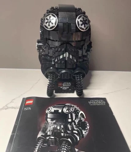 LEGO Star Wars: Tie Fighter Pilot Helmet (75274) 100% Complete W/Instructions