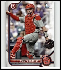 2022 1st Bowman Jimmy Crooks III #BD-178 Cardinals RC