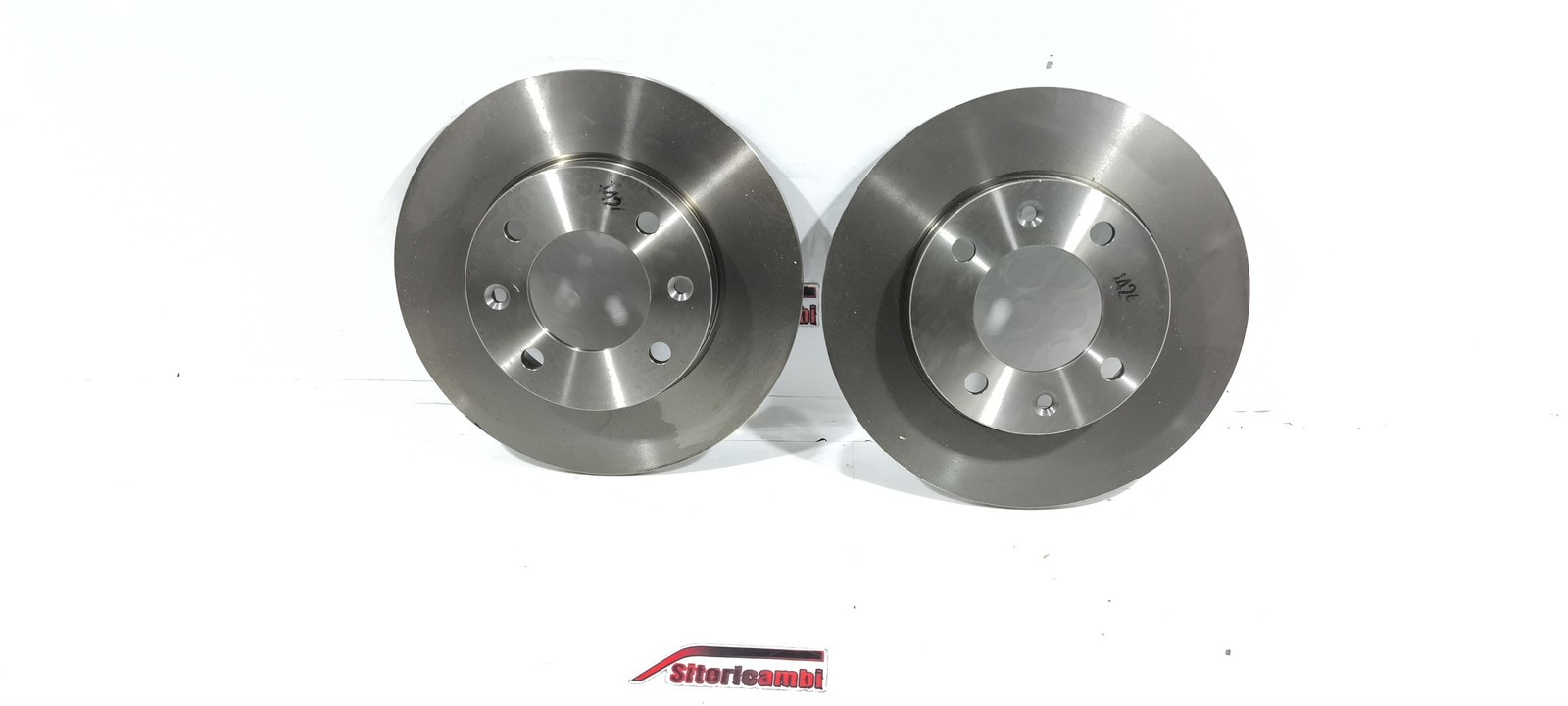 Pair Of Rear Brake Discs Breco Suitable For Peugeot Citroen