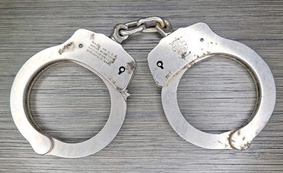 Vintage SMITH & WESSON Handcuffs NO Key Springfield Mass. USA Made