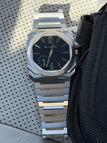 Bvlgari Octo Finissimo Mechanical Watch 40mm Black Dial