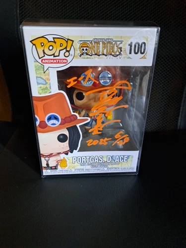 Funko One Piece Portgas D. Ace #100 JSA Toshio Furukawa