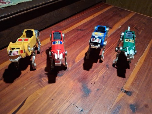 Voltron Lion (Blue, Yellow, Green)red Panosh Place 1984 Lions Lot of 4 VTG