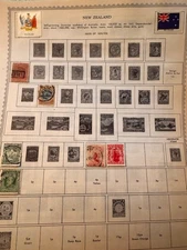 New Zealand Stamps - 79 - including older rarities on album pages