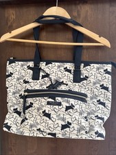 Image of Radley Tote Shoulder Ziptop Work Bag, Size Large - Chalk