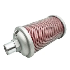 M10 Air Compressor Muffler 1" NPT Male, Air Exhaust Silencer 145 PSI for Drye...