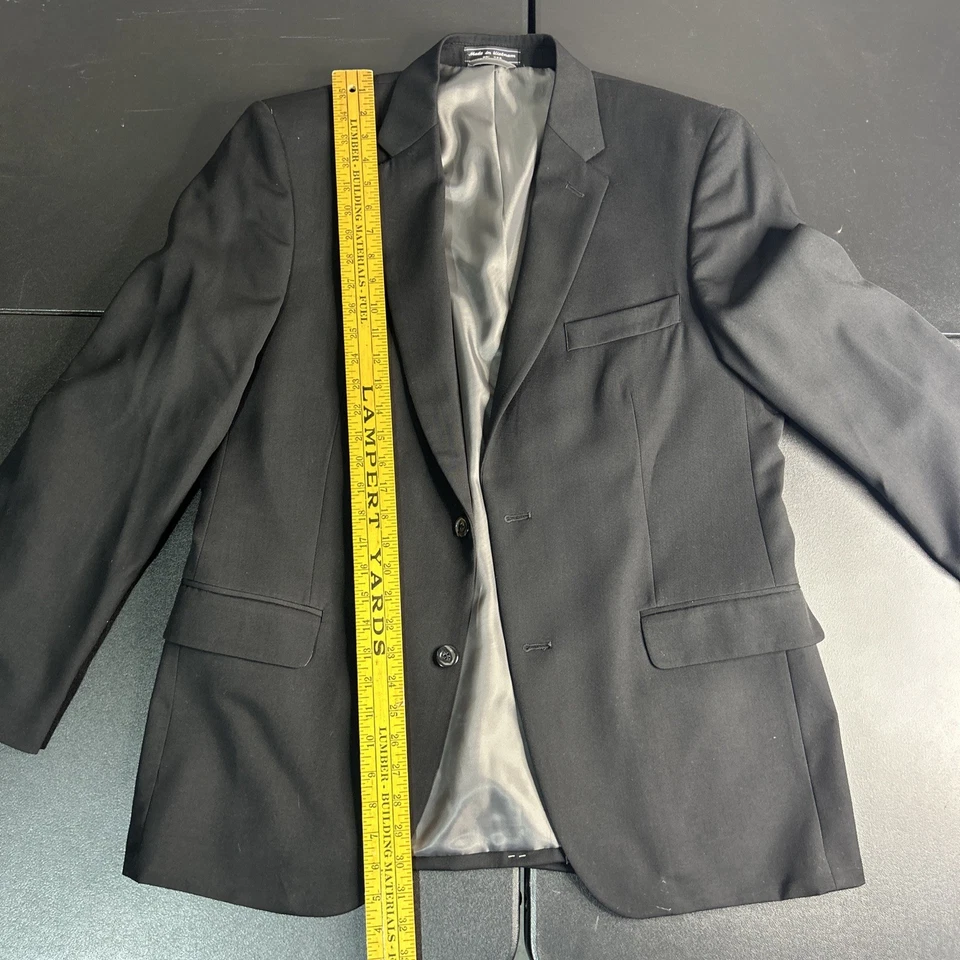 Chaqueta Traje John Bartlett Statements Calce Clásico Negra Talla 42 Regular Sólida ✅ Foto 2 de 4