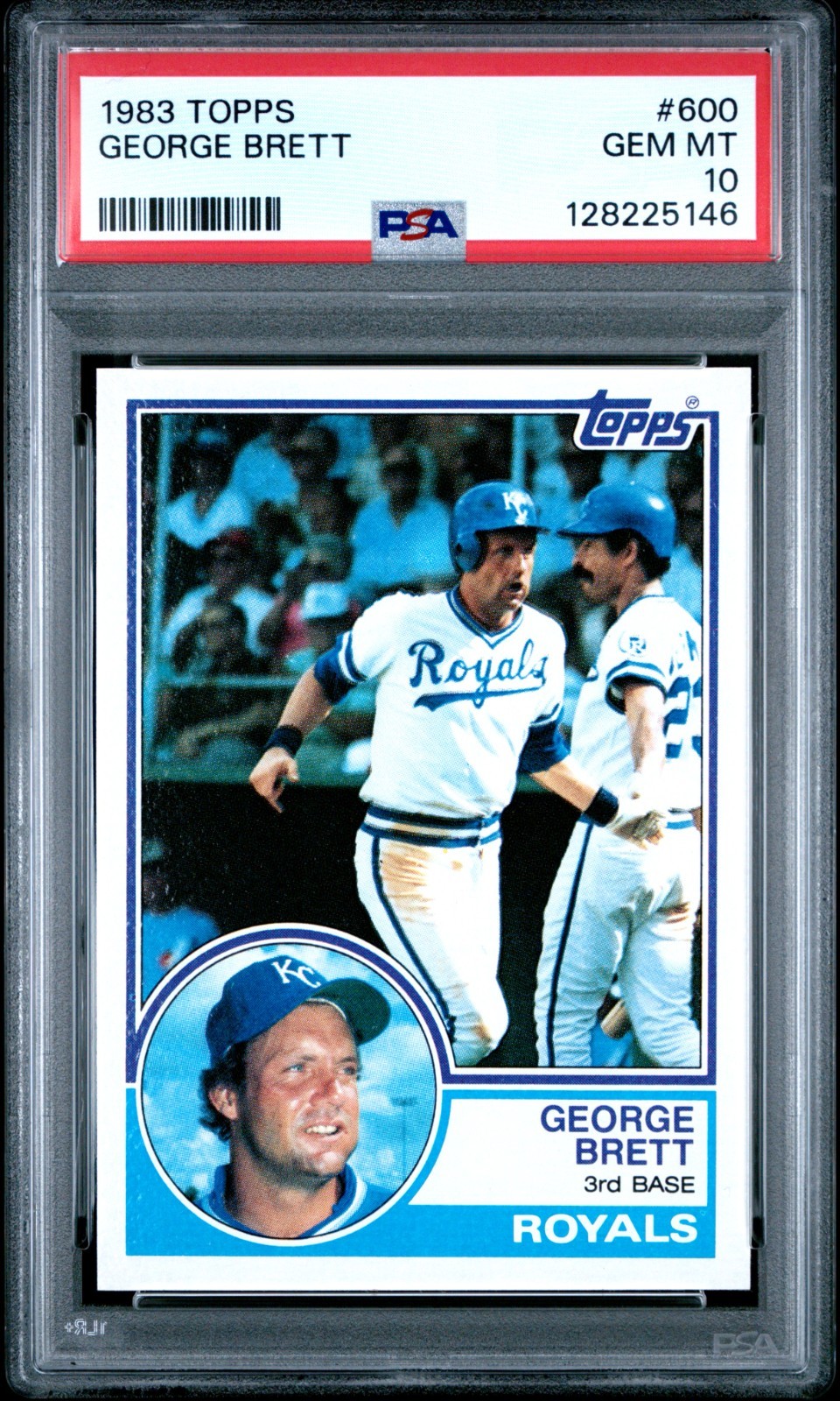 1983 Topps #600 George Brett PSA 10 Gem MT Kansas City Royals