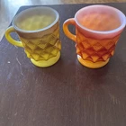 Fire King Anchor Hocking Vintage Coffee Mug Set Of Two