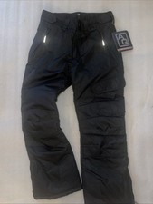 Arctic Quest Insulated Black Snow Ski Pants Child  s 8-10 New With Tags