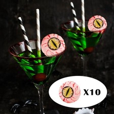 10x Halloween Augäpfel Horror Requisiten Realistische Partei Liefert Decor