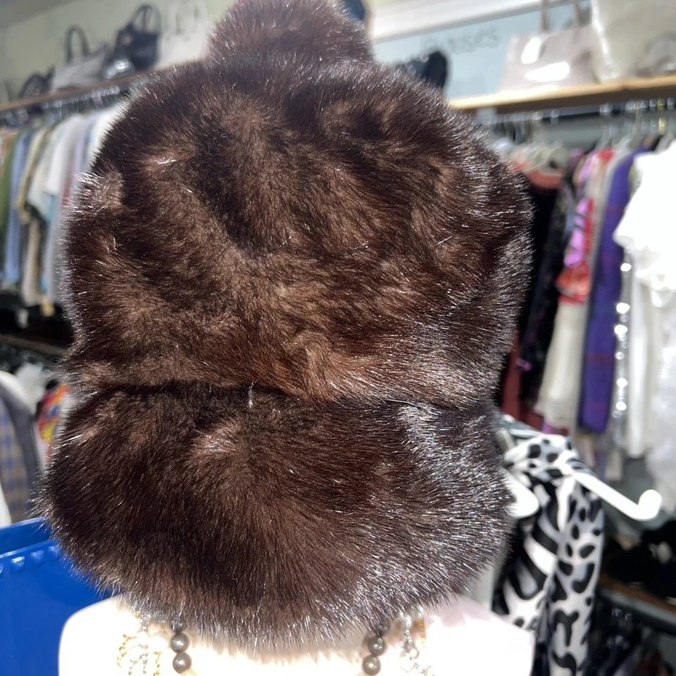 De colección Janet Leitner "PIEL REAL" Mujer Vestido Iglesia Sombrero Foto 3 de 4