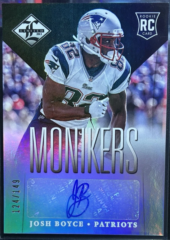 2013 Panini Limited Phenoms Monikers Silver /149 Josh Boyce #178 Rookie Auto RC - Image 2 of 4